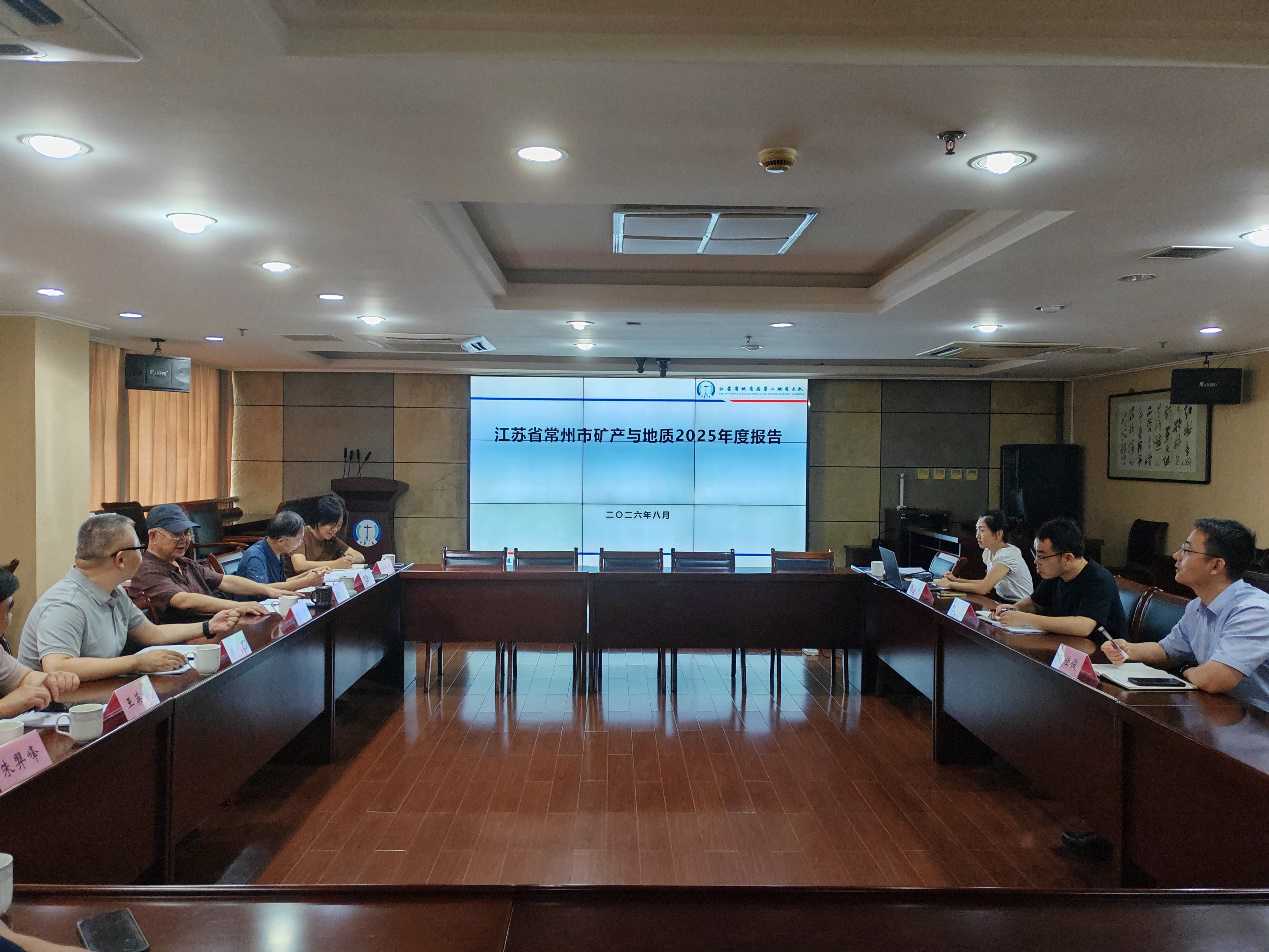 常州市矿产与地质2025年度报告顺利通过评审